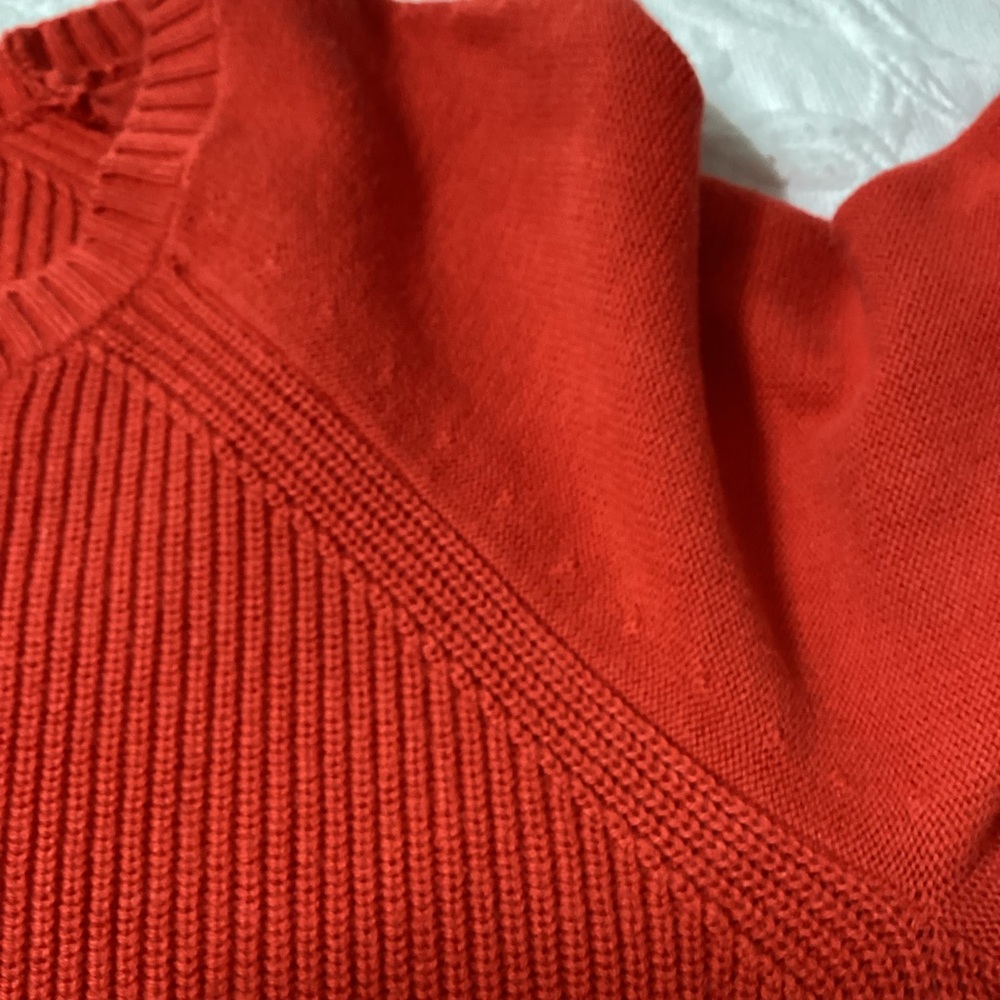 Talbots Red Pullover Ladies Rib Knit Sweater - Picture 6 of 10